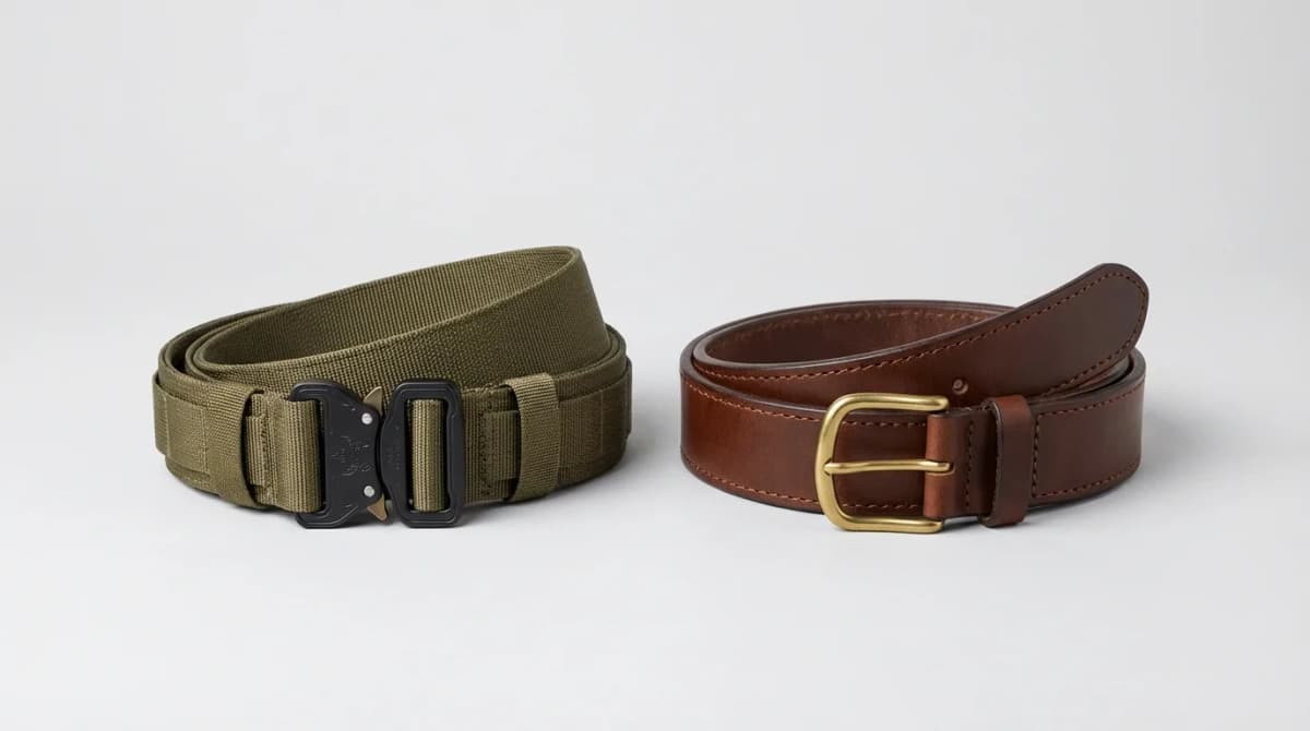 EDC Belt Guide: Nylon vs Leather for Daily Carry