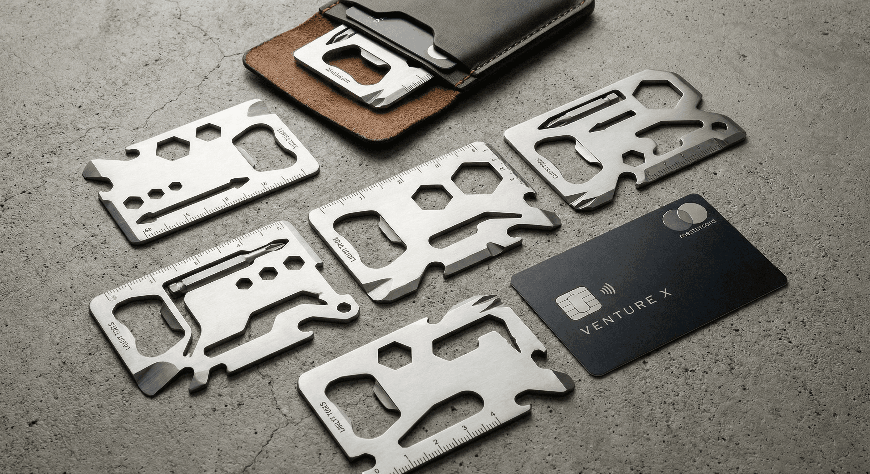 Flat Credit Card Size Multitool: 16 EDC Card Tools For Everyday Carry Use