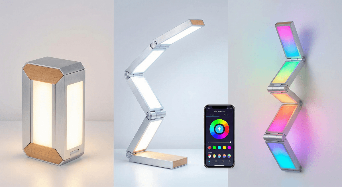JADIL Smart Desk Lamp: RGB Transformable LED Light