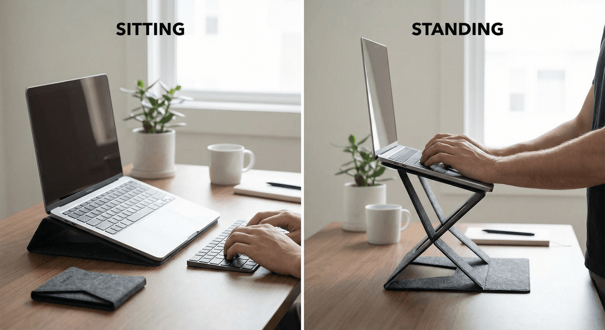 MOFT Z Review: Invisible Sit-Stand Laptop Desk