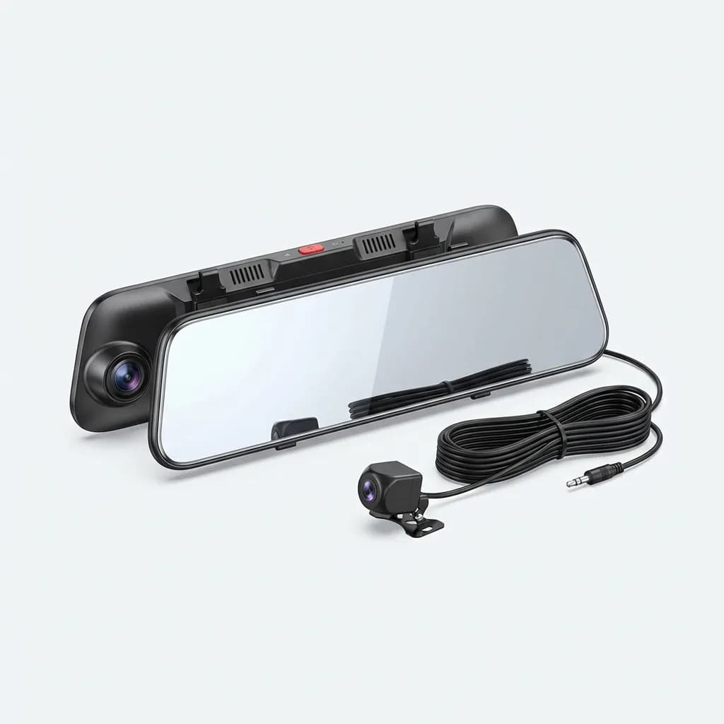 AZDOME 12-Inch Mirror Dash Cam
