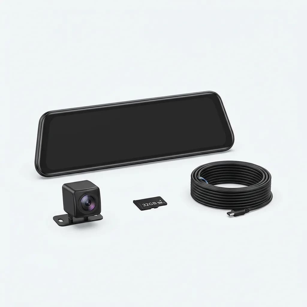 WOLFBOX G900 4K Mirror Dash Cam