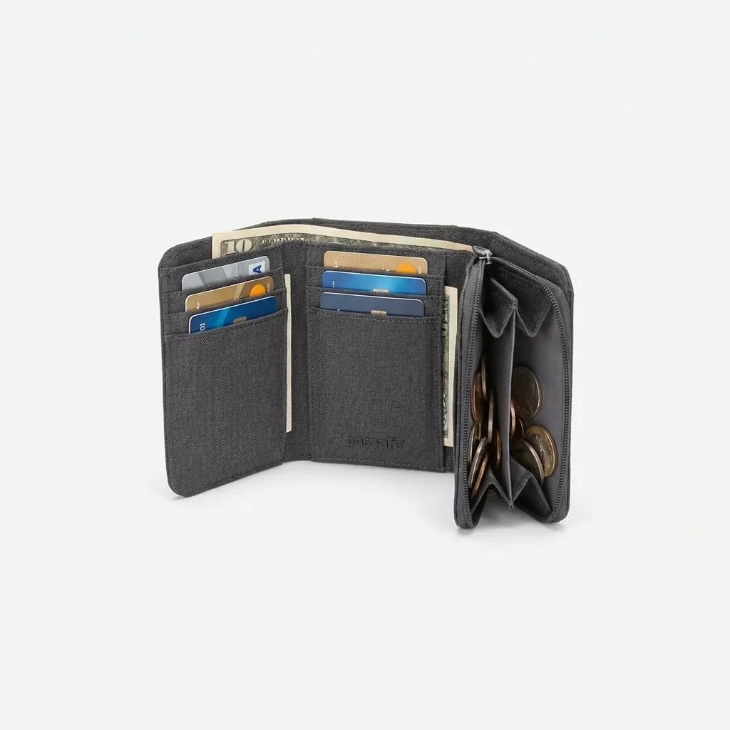 Pacsafe RFIDsafe Z50 RFID Blocking Tri-Fold Wallet