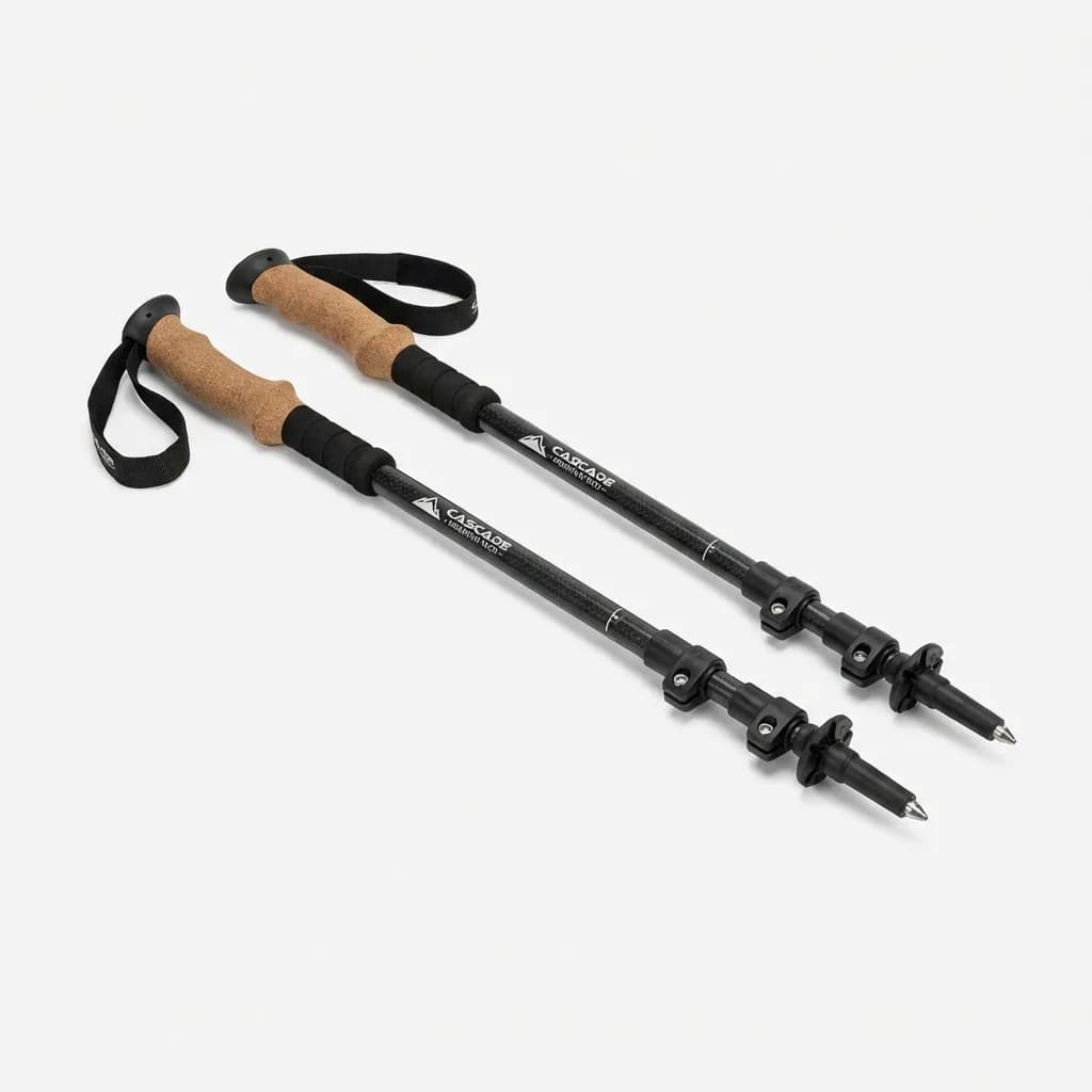 Cascade Mountain Tech Carbon Fiber Trekking Poles