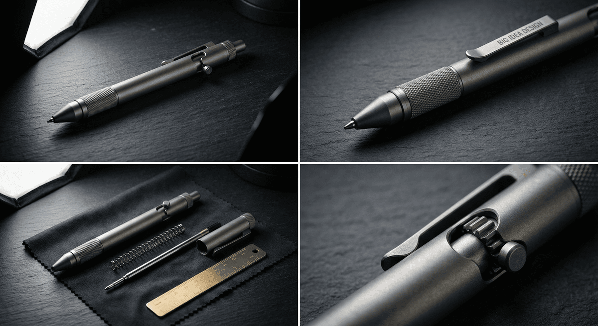 Ti Click EDC Pen: Big Idea Design Titanium Pen Review
