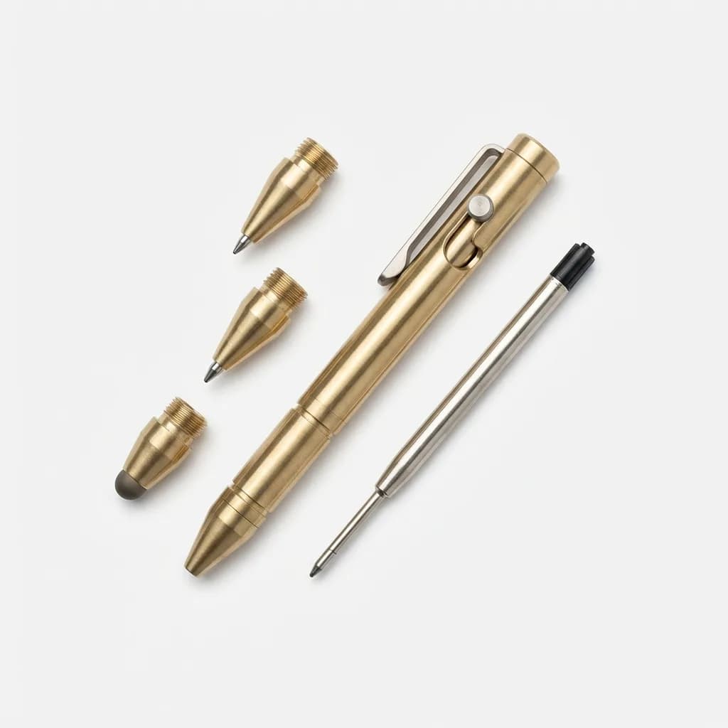 Big Idea Design Ti Arto EDC Brass Pen