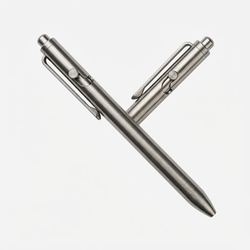 Tactile Turn Side Click Pen - Recycled Stainless