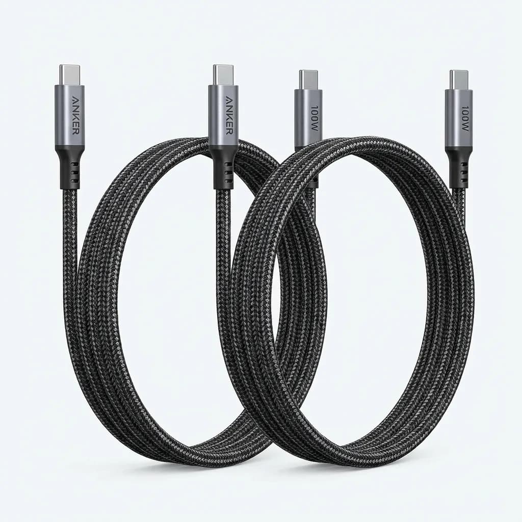 Anker USB-C to USB-C Cable 6ft 2-Pack