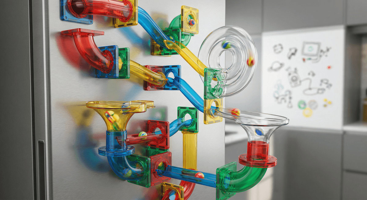 MakeWay Review: Magnetic Modular Marble Run Puzzle