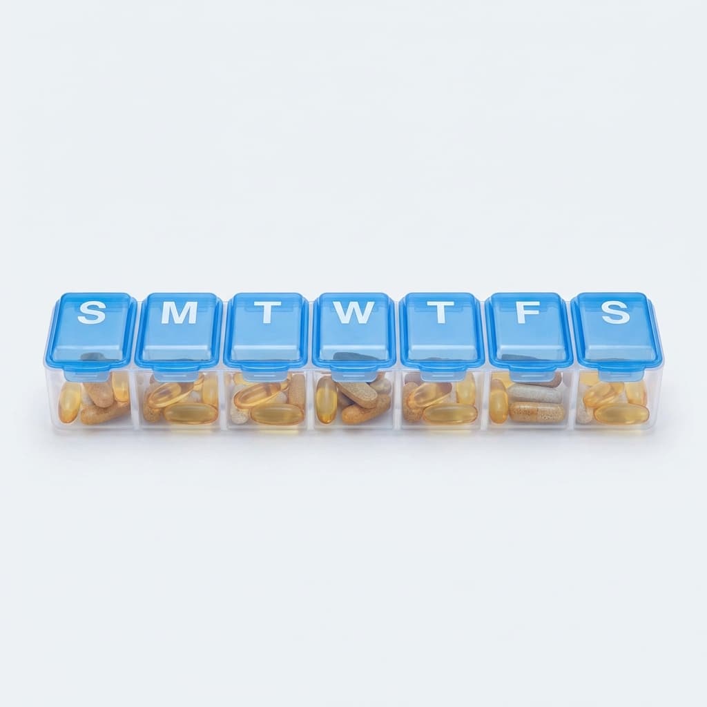 Auvon iMedassist Weekly Pill Organizer
